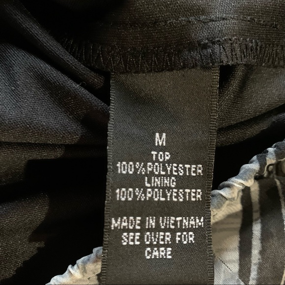 Vintage Gray & Black Plaid Blouse with 3/4 Sleeves - Med - Picture 10 of 13